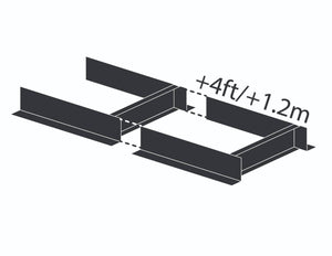 4-Foot Bed Extension - Permanent (1.2m)